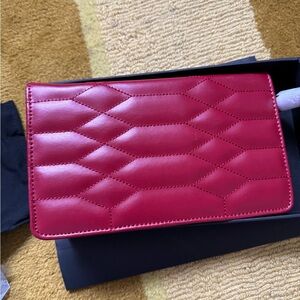 Wolf Caroline red leather jewelry portfolio